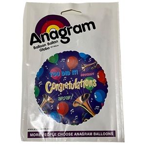 Anagram Congratulations 18" Balloon NEW
